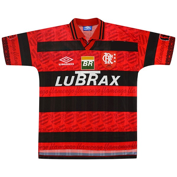 Tailandia Camiseta Flamengo Primera equipo Retro 1995 1996 Rojo